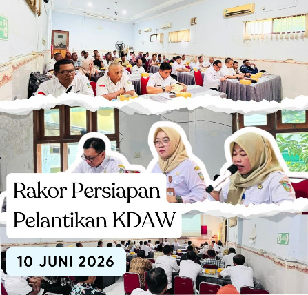Rakor Persiapan Pelantikan KDAW
